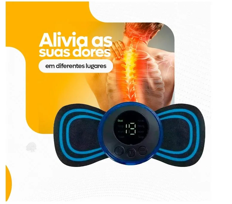 Mini Massageador Estimulador Muscular Portátil