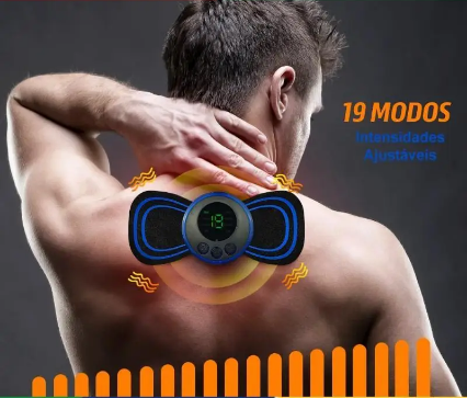 Mini Massageador Estimulador Muscular Portátil